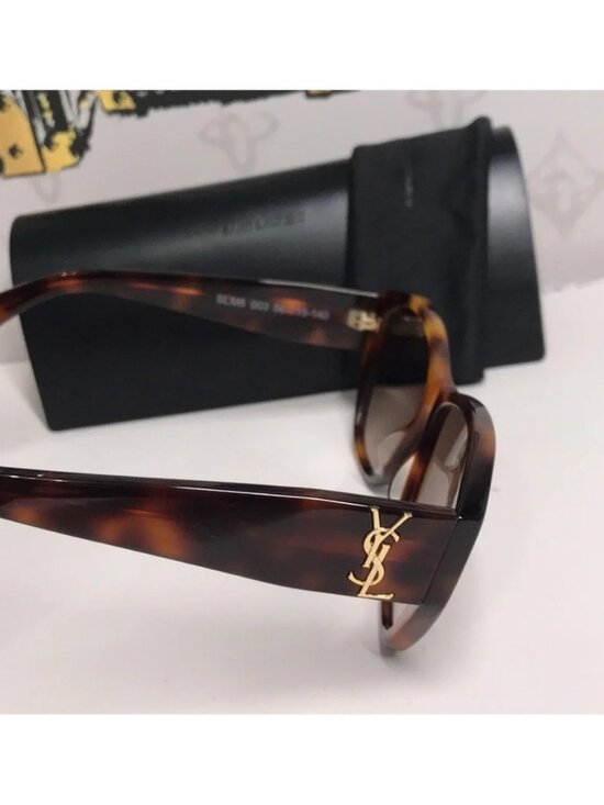 New Authentic Saint Laurent Havana SLM8 003 Sunglasses main image 10